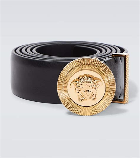 versace belt size 30|Versace la medusa leather belt.